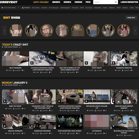 CrazyShit 12 Extreme Porn Websites Like Crazyshit com 