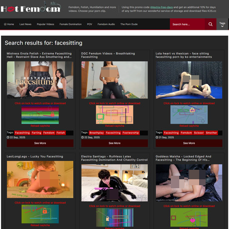 FetishFemdom Facesitting