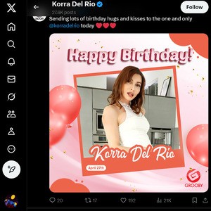 Korra del Rio Twitter (TS)