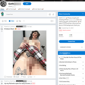 GothPussy, Reddit NSFW List