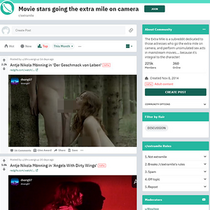 ExtraMile, Reddit NSFW List