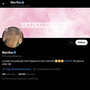 ClarkAndMartha, Twitter Porn Accounts
