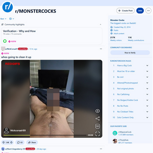 Reddit Monster Cocks, Big Dick Porn Sites