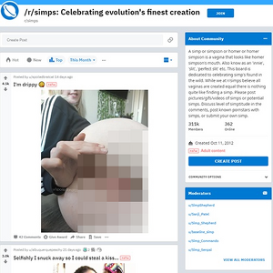 Simps, Reddit NSFW List