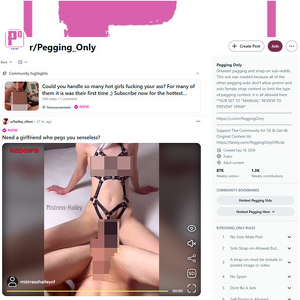 Reddit Pegging Only, Pegging Porn Sites