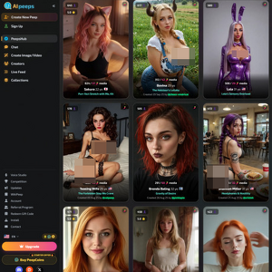 AI Peeps, AI Generatorji Porno
