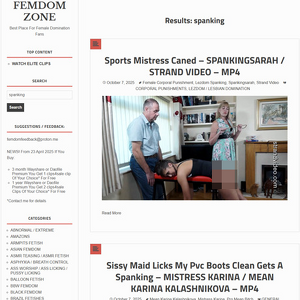 Femdom Zone Spanking, Spanking Porn Sites