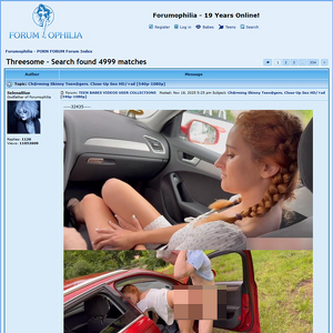 Forumophilia Threesome, Threesome Porn Sites