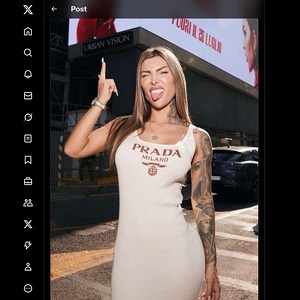 Tami Tsunami, Account Twitter Porno
