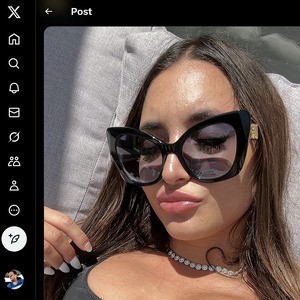 Sara Diamante, Twitter Porn Accounts