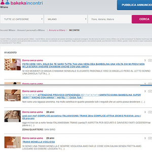 BakecaIncontrii, Siti di Escort