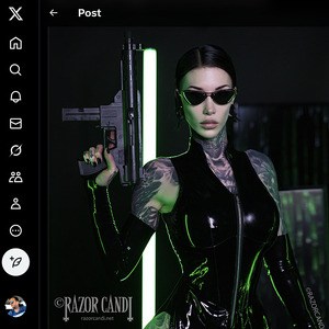 Razor Candi, Twitter Porn Accounts