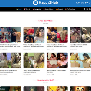 Happy2Hub & 63+ Indian Porn Sites Like Happy2hub.eu