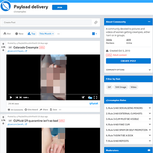 Creampies, Reddit NSFW List