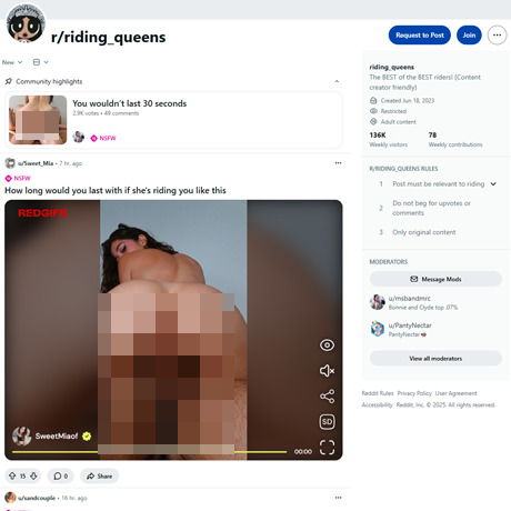 Reddit Riding_Queens