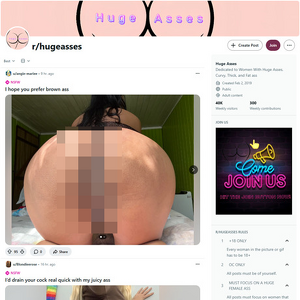 Reddit Huge Asses, Big Ass Porn Sites
