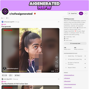 NSFWAIgenerated, Reddit NSFW Liste
