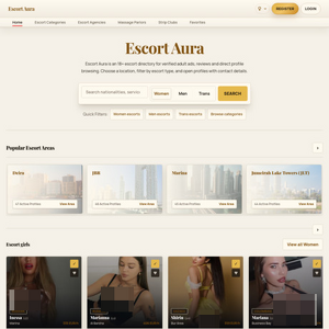 Escort Aura, Escort Sites