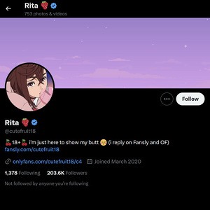 CuteFruit18, Twitter Porn Accounts