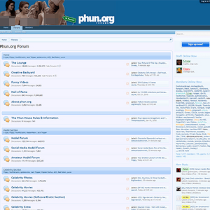 Phun Forum, Porno Foren