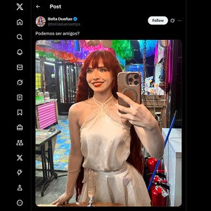 Bella Duenas, Cuentas porno de Twitter