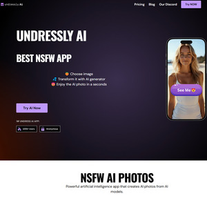 Undressly AI, Сайты с обнаженными девушками