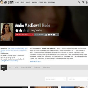 Andie MacDowell