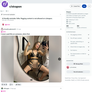 Reddit Strapon, Pegging Porn Sites