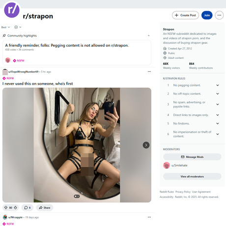Reddit Strapon
