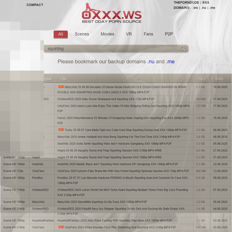 0XXX Squirting