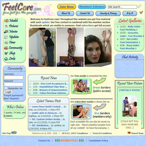 FeetCore, Feet Porn Sites