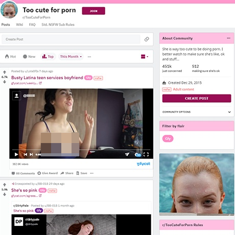 TooCuteForPorn (18+)