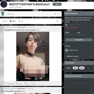 BigTittyGothGF, Reddit NSFW List