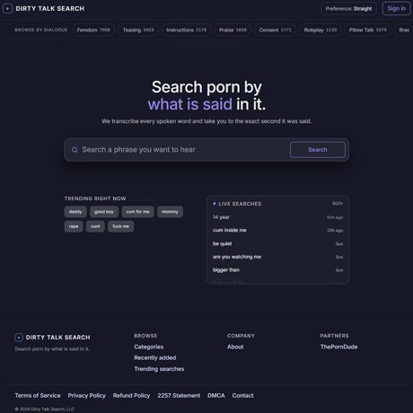 Dirty Talk Search