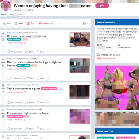 Reddit Eating Pussy GIFs