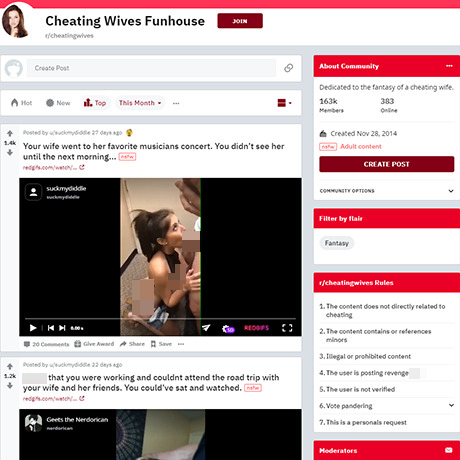 Reddit Cheating Wives