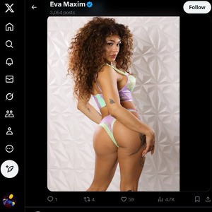 Eva Maxim Twitter (TS)