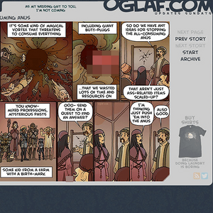 Oglaf, אתרי פורנו קומיקס 