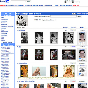 ImageFap Vintage, Vintage Porno Seiten