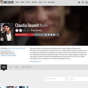 Claudia Doumit, Nude Celebrities List