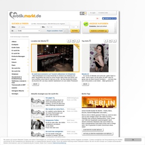 Erotik Markt, Escort Seiten