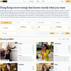 Hong Kong Escort, 三陪网站