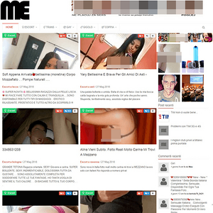 MegaEscort, Siti di Escort