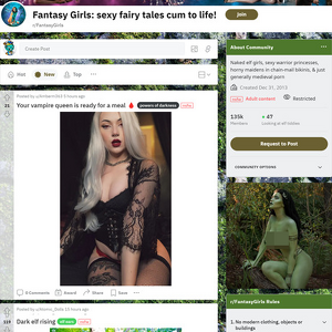 Fantasy Girls & 663+ Reddit NSFW List Like R/FantasyGirls