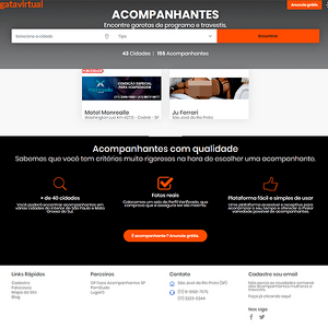 Gata Virtual, Sites de Acompanhantes
