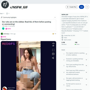 Reddit NSFW GIF, Sex GIF Seiten