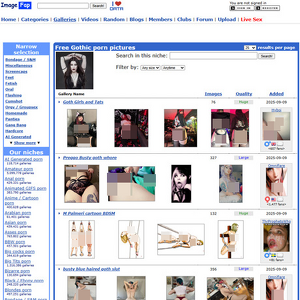 ImageFap Goth, Goth Porn Sites