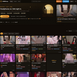 ASMRHoney, Sitios de Porno ASMR