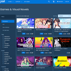 Jast USA, Best Porn Games