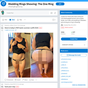 Wedding Rings Showing & 663+ Reddit NSFW List Like R ...